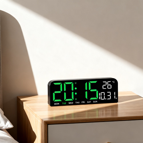 Usb powered led alarm clock - alarm,