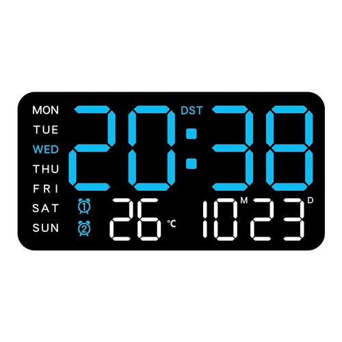 Desk wall clock digital - desk,