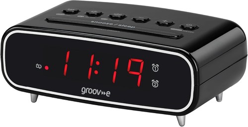 Digital alarm clock with - clock, fm