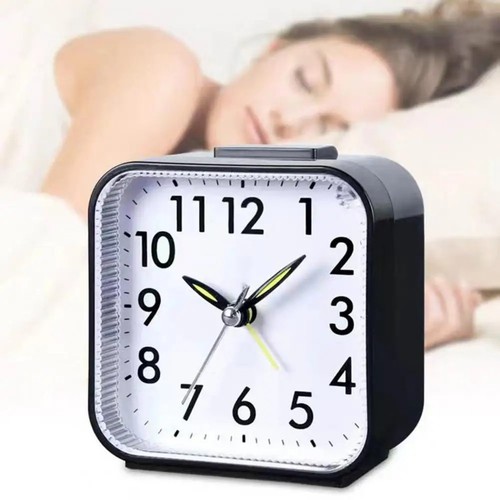 Quartz alarm clock with - quartz, night