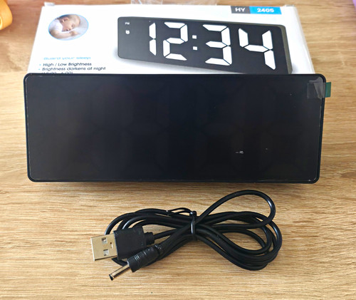Large lcd alarm clock - lcd,