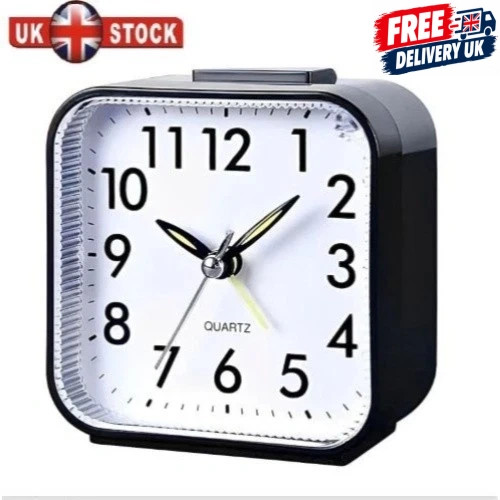 Quartz alarm clock with - clock,