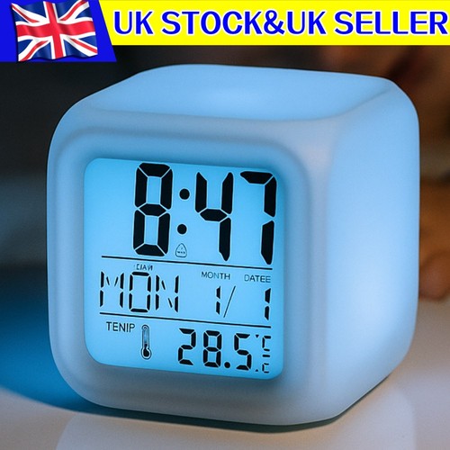 Led digital silent alarm - digital, clock