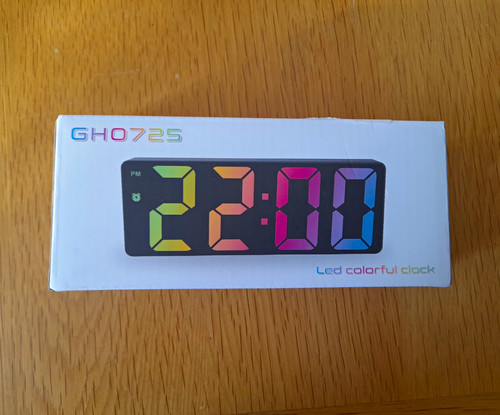 Gh0725 led digital alarm - led, clock