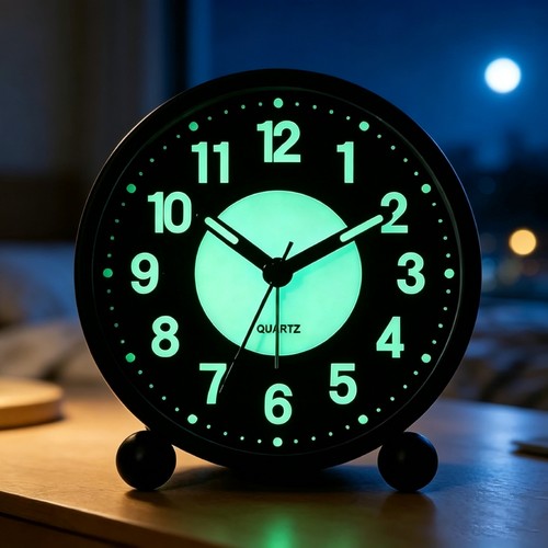 Alarm clock bedside - clock, ticking