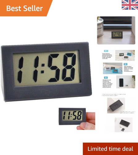 Sleek led travel alarm - led,