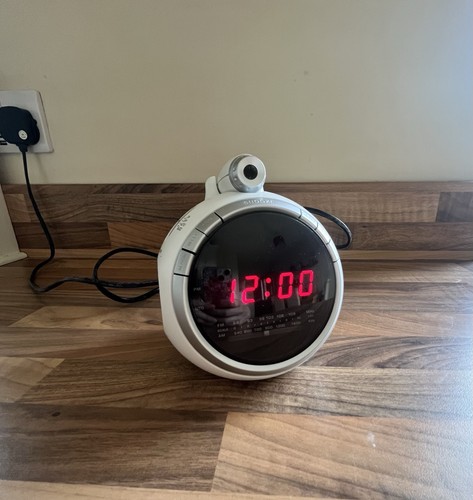 Round white plastic - mains, or