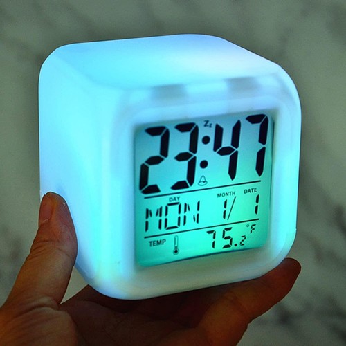 Lcd alarm clock color - 4,