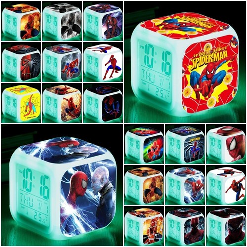Spider man alarm clock - man,