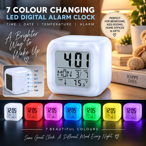 Colour changing led digital - changing,