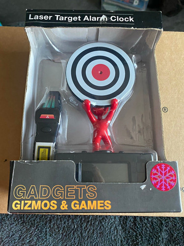Laser target alarm - laser, clock