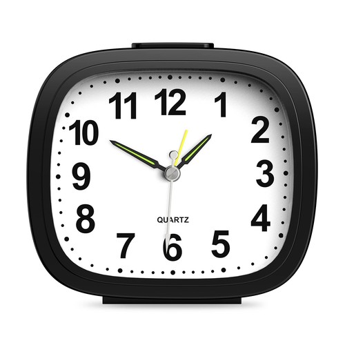 Silent alarm clocks bedside - silent,
