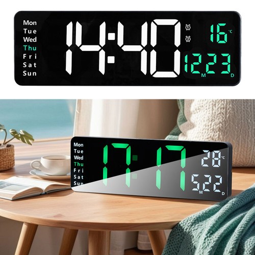 Digital led alarm clock - led,