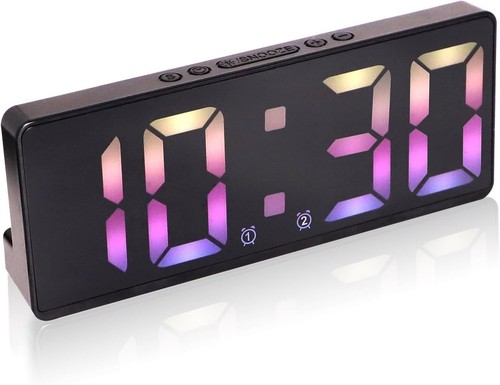 Digital alarm clock - digital, dual