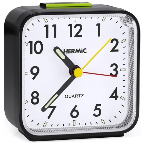 Battery powered alarm clock - powered,
