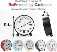 Table Clock Bedside Silent Non