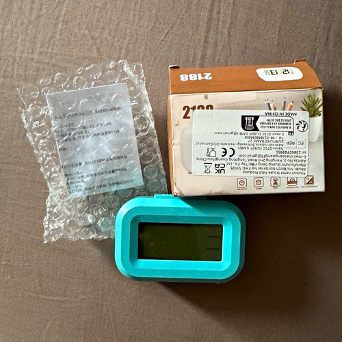 Z188 digital alarm clock blue - z188,