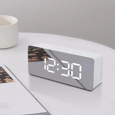 Digital LED Alarm Clock with