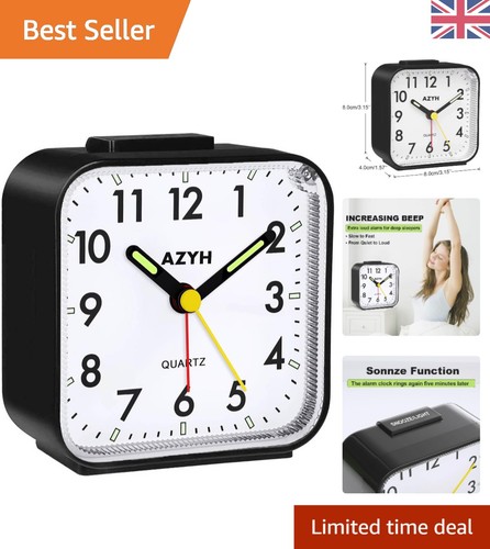 Luxury silent alarm clock - clock, with