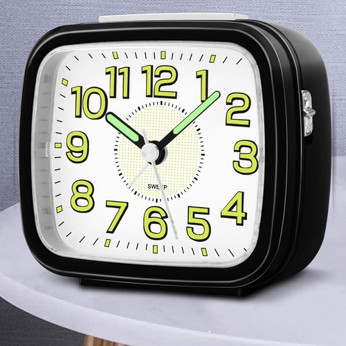Kimroxi silent alarm clocks - silent,