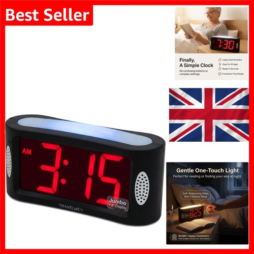 Home led digital alarm clock - home,
